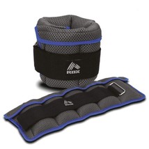 RBX 3lb x2 Adjustable Wrist Ankle Weights with Removable Individual Weig... - £19.15 GBP