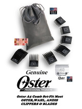 Oster A5 Guide,Snap On,Guard 7 Pc Comb Set&amp; 40 Blade*Fit Most Wahl,Laube Clipper - £56.82 GBP