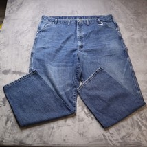 Wrangler Hero Carpenter Jeans Blue Denim Casual Outdoors Workwear Mens 46x32 - £21.88 GBP