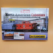 North American Cabooses Flashcards by Train Magazine 36 Cards NEW SEALED - $12.97