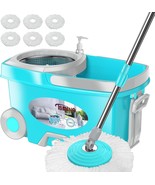 FunClean Spin Mop and Bucket,Mop and Bucket with Wringer Set for Home,360 - €66,61 EUR