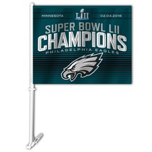 Philadelphia Eagles Super Bowl LII Champion Car Flag Fremont Die - $23.95