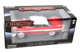 Christine 1958 Plymouth Fury Clear Windows Version Greenlight 1:24 BRAND NEW - £23.59 GBP