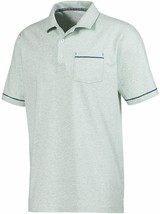 Puma Slub Polo Golf Top Mist Green Heather ( M ) - £69.97 GBP