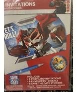 TRANSFORMERS INVITATIONS (8) ~ Birthday Party Supplies Stationery Optimu... - €8,49 EUR