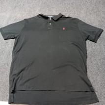 Polo by Ralph Lauren Shirt Men Large Black with Red Pony Golf Golfer Casual - $18.49
