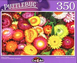 Straw Flowers - 350 Pieces Jigsaw Puzzle - £9.33 GBP