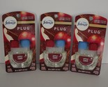 3 Packs Febreze Plug Apple Cider Scented Oil Refill Limited Edition New (R) - £30.96 GBP