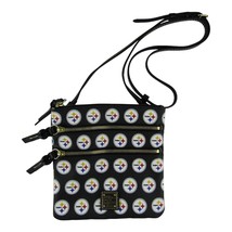 Dooney &amp; Burke NFL Football Pitssburgh Steelers Handbag Purse 3 Compartments - $91.90