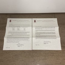 MassMutual Stock 1978 Quarterly Dividend Stock Report Letter &amp; 1099 Notice - $189.09 MXN
