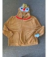 Rudolph Zip Up Hoodie Size 3X - $1,138.55 MXN