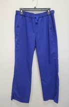 Figs Scrub Pants Women&#39;s LP Large Petite Blue Drawstring RN 142256 - £13.41 GBP