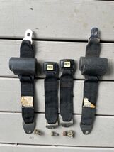 VW Beetle rear SEAT BELT Lap Strap/Retractor pair  1972-1979. OE Volkswagen - $48.51