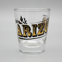 Arizona Shot Glass in Gold and Black Design Souvenir Collectible - $6.79