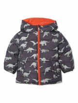 Wonder Nation Baby Boys Bubble Puffer Jacket Grey Size 12 Months - £21.51 GBP