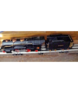 LIONEL PREWAR O GAUGE 259E STEAM LOCOMOTIVE/ 6 CARS TINPLATE 1930'S BRAS... - $300.00