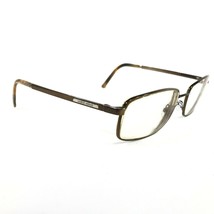 Giorgio Armani Eyeglasses Frames GA 306 AQJ Brown Rectangular Full Rim 5... - $32.51