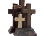 Bey Berk Cast Metal Cross Bookends with Bronzed Finish - £71.73 GBP