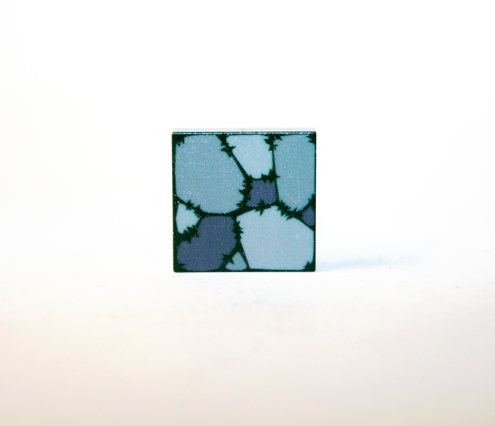 Dungeon Floor Tile With Moss Floor Tile 2X2 Construction Piece Custom Mi... - $4.99
