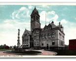 City Hall Building Williamsport Pennsylvania PA WB Postcard R16 - £2.32 GBP