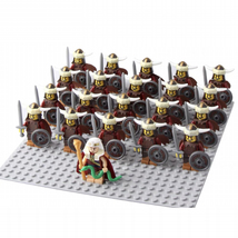 The Lord of the Rings Hun Warrior Minifigure Assembly Building Block - Set of 21 - £25.25 GBP