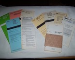 VINTAGE LOT OF 10 IBM COMPUTER REFERENCE BOOKLETS / CARDS MAINFRAME COMP... - £93.02 GBP