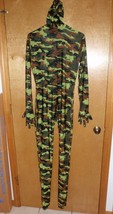 2nd Skin Camo FULL Body Suit Classic Woodland Camouflage Hunting / Hallo... - £3.15 GBP