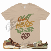 TG T Shirt for 1 Low OG Zion Williamson Voodoo Flax Sesame Brown Green Fossil 2 - £18.13 GBP+