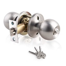 XIUDI Entry Door Knobs with Lock and KeyBall Stainless Steel Keyed Door Lockf... - $14.56