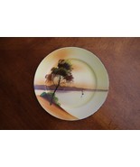 READ* Vintage Noritake China Tree Sailboat Lake Plate Only Whipped Cream 6&quot; - $243.08 MXN
