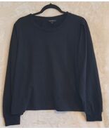 Banana Republic Crew Neck Sweater Women's  Long Sleeve Black Size X-Large - $9.49