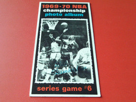 1970/71 Wilt Chamberlain 1969-70 Nba Championship Game 6 Photo Album 173 - £39.81 GBP