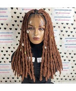 Faux Locs Wigs 13x4 Lace Frontal Distressed Dreadlocks Braided Lace Fron... - $187.00