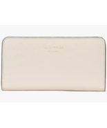 NWB Kate Spade Bailey Large Slim Bifold White Leather Wallet K9754 Gift ... - £49.05 GBP