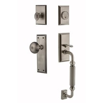 Nostalgic Warehouse 719467 New York F Grip Entry Set, Backset - 2.375&quot;, ... - $599.99