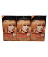 3X Schwarzkopf Color Ultime Glowing Coppers Hair Color Icy Copper 9.14 - $49.50