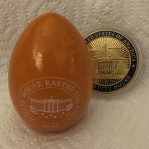 Biden 2023 Easter Orange Egg + White House Challenge Coin President Democrat - £24.90 GBP