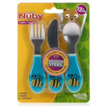 Nuby Stainless Steel Cutlery Set - £61.90 GBP