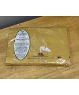 Cannon Royal Family Full Flat Sheet Featherlite Gold Yellow Mustard NOS ... - $361.21 MXN