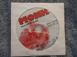 Monk Season 1 disc four (replacement disc) - £1.49 GBP