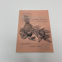 Vintage Tasty Treats for Modern Homemakers Canning Freezing 1960 Booklet - $5.62