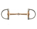 English Saddle Horse Stainless Steel Hunter D Ring Snaffle Bit 5&quot; Copper... - $24.80