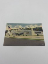 Vintage lithograph postcard The North Oak USO Mineral Wells Texas 1940s Linen - £11.10 GBP