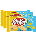 Kit Kat Lemon Kit Kat Easter LIMITED EDITION Lemon Crisp 1.5 oz THREE packs - £10.34 GBP
