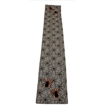 Halloween Spider Web Table Runner 13x72 inches - £15.86 GBP