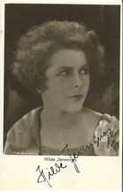 HILDE JENNINGS (1926) Orig German Silent Film Postcard SIGNED BY HILDE J... - £98.77 GBP