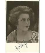 HILDE JENNINGS (1926) Orig German Silent Film Postcard SIGNED BY HILDE J... - $125.00