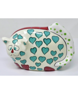 Bella Casa by Ganz Large Colorful Ceramic Cat Bank - $33.85 CAD
