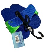 Blue &amp; Green Showaflops Shower Sandals Size 13/1 Kids NWT - $274.67 MXN