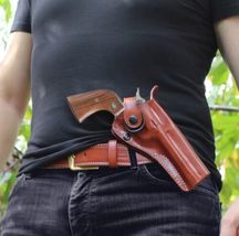 Fits Colt Single Action Army 357 Mag 5.5”BBL Paddle Holster Retention Strap 1813 image 2